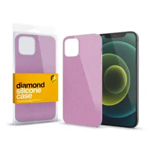XPRO Szilikon tok Diamond Pink Apple iPhone 12 Pro Max készülékhez