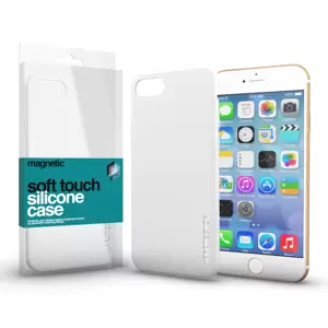 XPRO Magnetic Soft Touch Szilikon tok fehér Apple iPhone 7 Plus / 8 Plus készülékhez