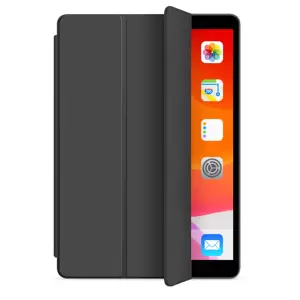 XPRO Smart Book tok szilikon hátlappal fekete, Apple iPad Air 10,9" 2020 / Air 10,9" 2022 készülékhez