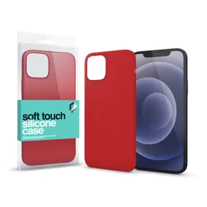 XPRO Soft Touch szilikon tok korallpiros Apple iPhone 12 / 12 Pro készülékhez