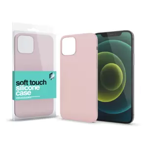 XPRO Soft Touch szilikon tok púder pink Apple iPhone 12 Pro Max készülékhez
