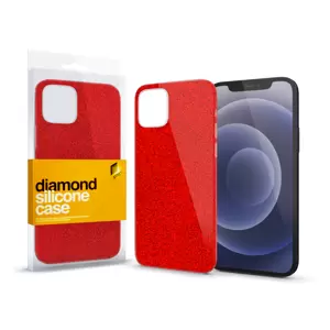 XPRO Szilikon tok Diamond Piros Apple Iphone 13 Mini készülékhez