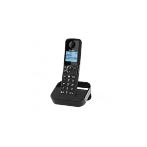 Alcatel Fekete F860 Hordozható vezetékes Dect telefon