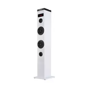 NGS Sky Charm Torony Hangfal 50W, Távirányítóval - Bluetooth / USB / Optika / Sztereó, Fehér