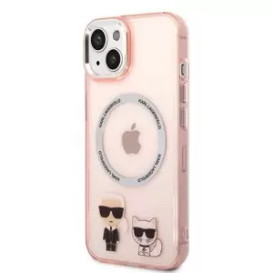 Karl Lagerfeld MagSafe tok pink KLHMP14MHKCP Apple iPhone 14 Plus készülékhez