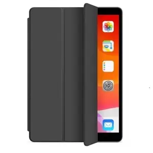 XPRO Smart Book tok kemény hátlapos szilikon védőéllel fekete Apple Ipad 10,9" (2022) 10. generációs készülékhez