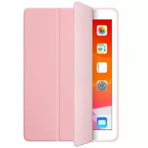 XPRO Smart Book tok kemény hátlapos szilikon védőéllel pink Apple Ipad 10,9" (2022) 10. generációs készülékhez