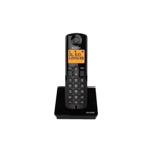 Alcatel Fekete S280 Hordozható vezetékes Dect telefon