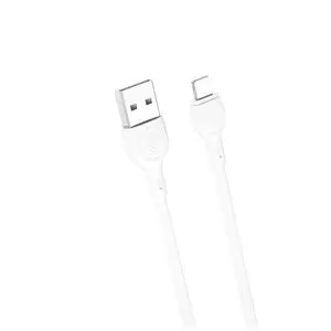 XO NB200 kábel USB-A / Lightning 1M 2.1A Fehér