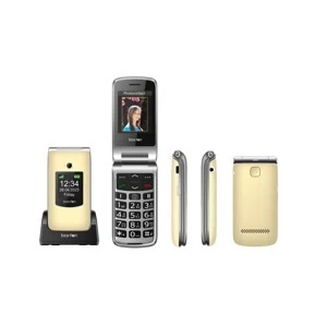 Beafon SL605 2,4" Flip Mobiltelefon ARANY