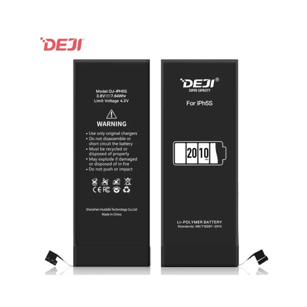 Deji iPhone 5S kompatibilis, magasabb kapacitású akkumulátor 2010mAh
