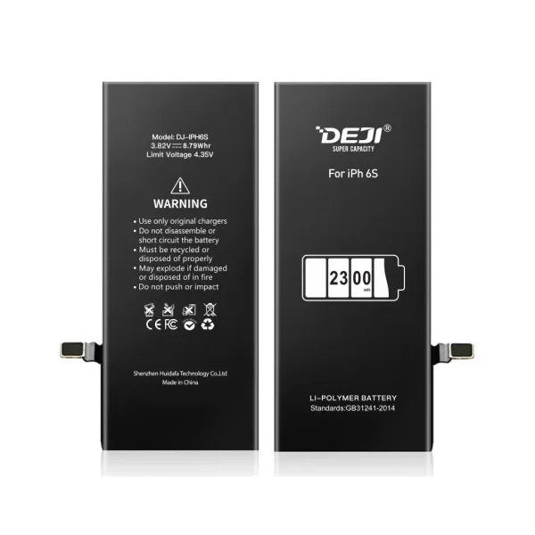 Deji iPhone 6S kompatibilis, magasabb kapacitású akkumulátor 2300mAh