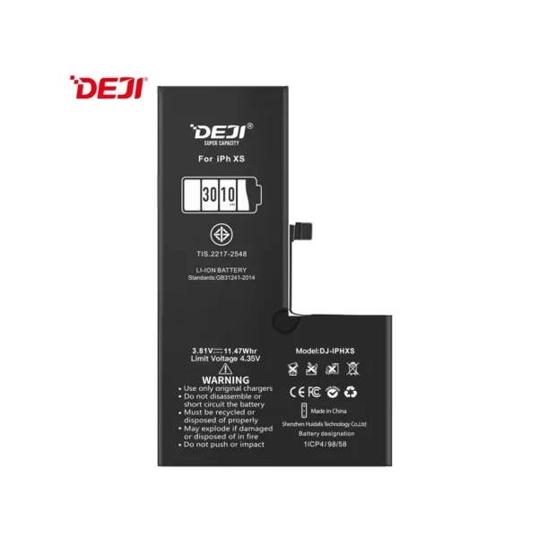 Deji iPhone XS kompatibilis, magasabb kapacitású akkumulátor 3210mAh