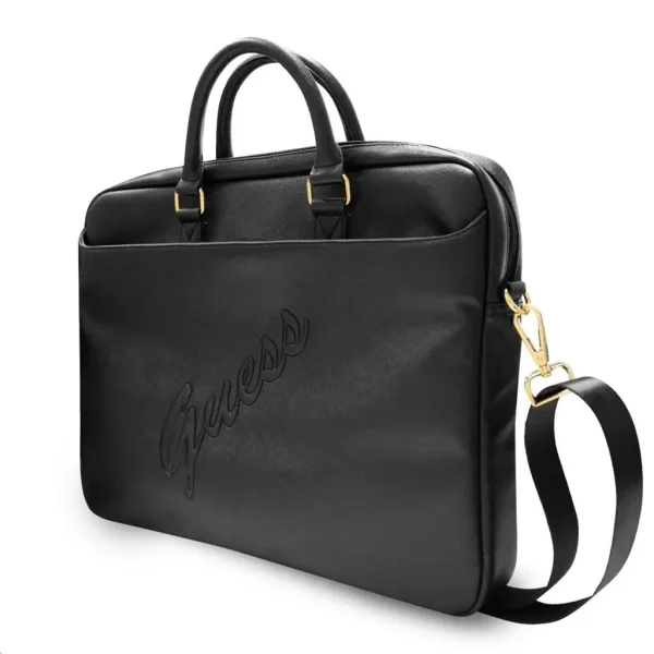 Guess laptop táska fekete 15″ GUCB15PUSASBK