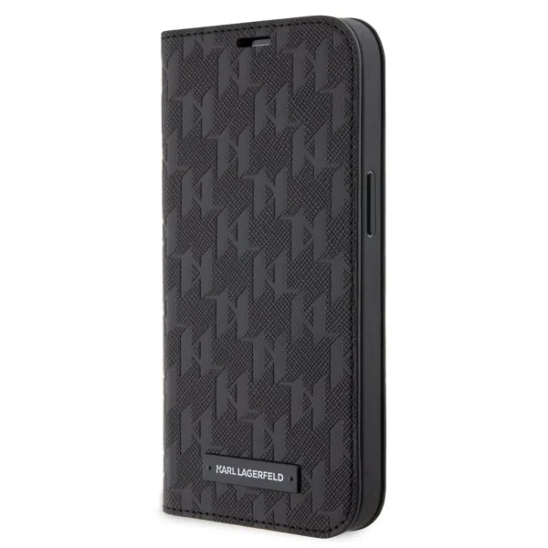 Karl Lagerfeld tok fekete KLBKP13LSAKLHPK Apple iPhone 13 Pro készülékhez