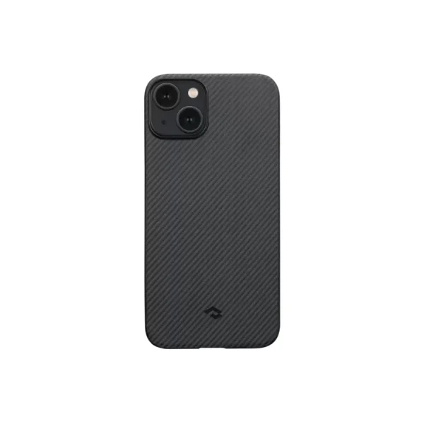 Pitaka MagEZ Case 3 Black / Grey Twill 600D Apple iPhone 14 Plus készülékhez - MagSafe rögzítéssel
