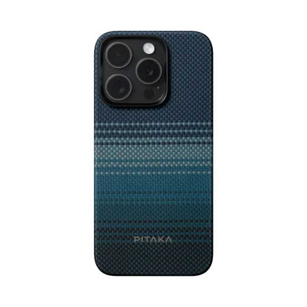Pitaka Tactile Woven tok MOONRISE Apple iPhone 15 Pro készülékhez - MagSafe rögzítéssel (KI1501MO)