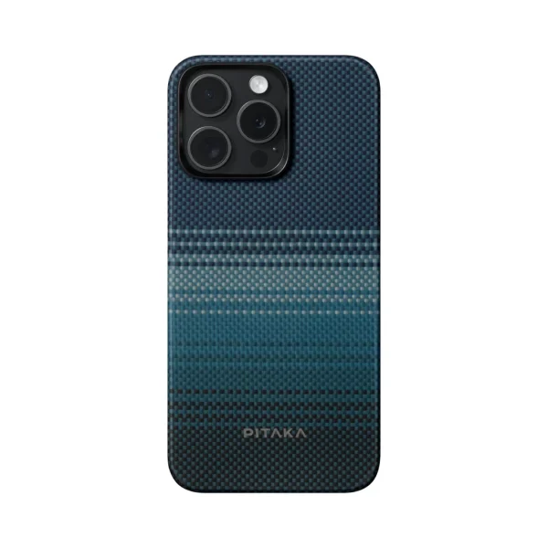 Pitaka Tactile Woven tok MOONRISE Apple iPhone 15 Pro Max készülékhez - MagSafe rögzítéssel (KI1501MOM)