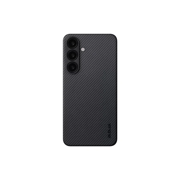 Pitaka ULTRA-SLIM tok Black/Grey Twill Samsung Galaxy S25 készülékhez (KS2501)