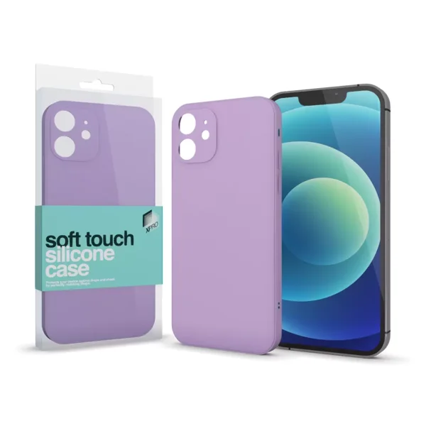XPRO™ Soft Touch Silicone Case Slim Purple for Apple iPhone 12