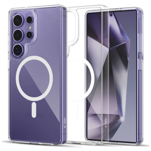 Tech-Protect FLEXAIR MAGSAFE Hybrid átlátszó tok Samsung Galaxy S25 Ultra készülékhez