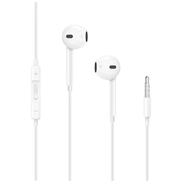 Tech-Protect Ultraboost Jack Headset 1,2M Fehér