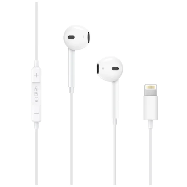 Tech-Protect Ultraboost Lightning Headset 1,2M Fehér