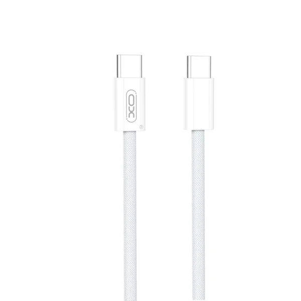XO kábel NB-Q260B PD USB-C - USB-C 1,5m white 60W