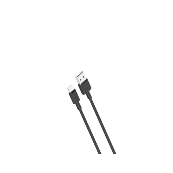 XO NB156 USB / Lightning 1M 2.4A cable black