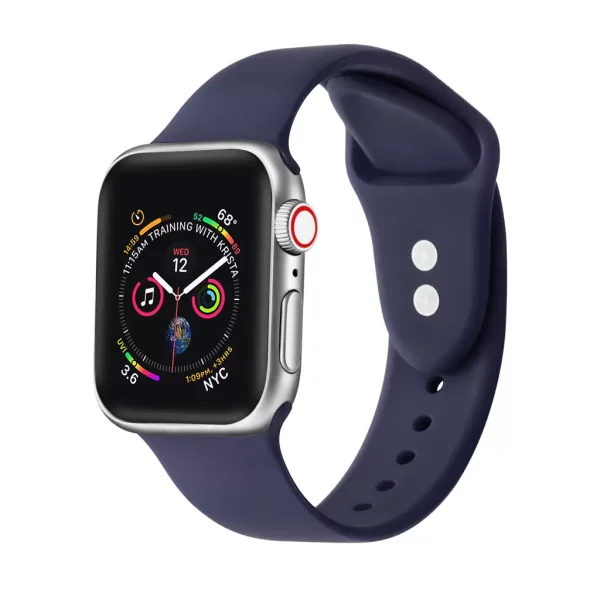 XPRO™ Apple Watch szilikon sport szíj Sötétkék Apple Watch 42mm (S1-S3) / 44mm / 45mm / 46mm / 49mm készülékhez