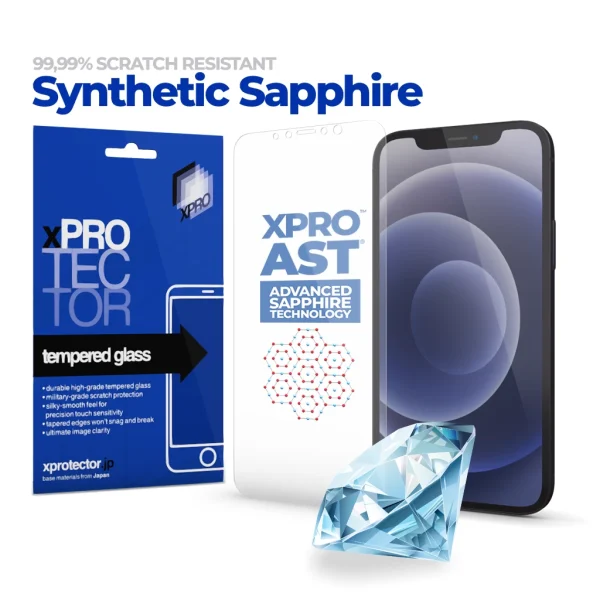 XPRO™ AST® Zafír kijelzővédő Apple iPhone 16 Pro Max készülékhez