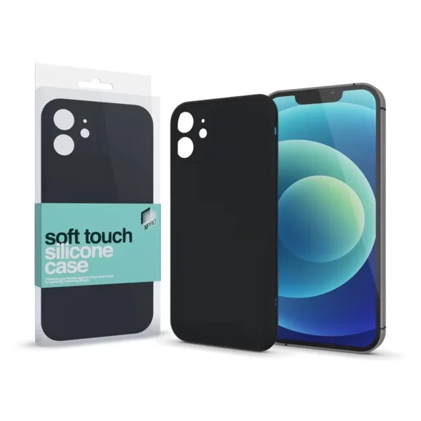 XPRO™ Soft Touch silicone case Slim black for Samsung Galaxy A35