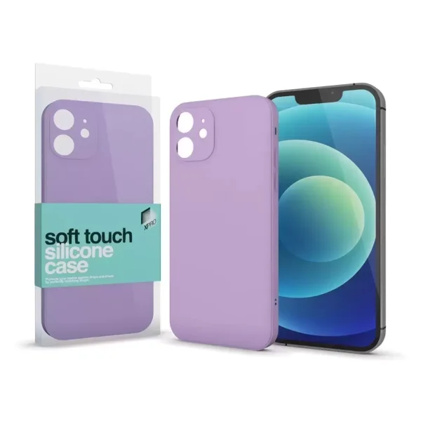 XPRO™ Soft Touch szilikon tok Slim lila Samsung Galaxy A14 5G készülékhez