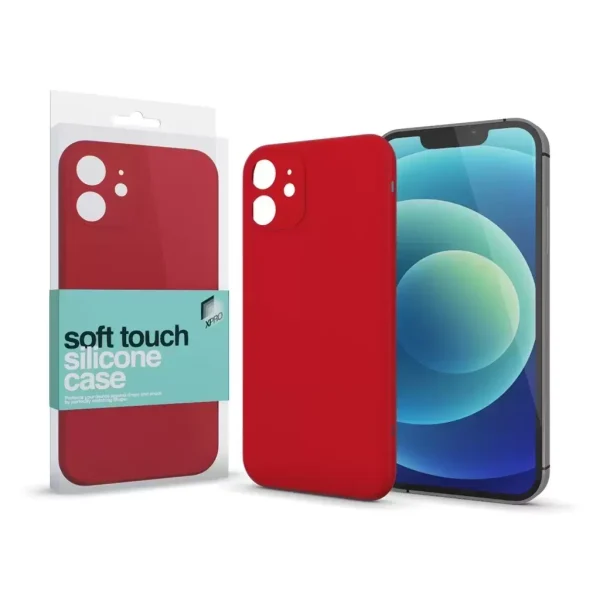 XPRO™ Soft Touch szilikon tok Slim piros Samsung Galaxy A14 5G készülékhez