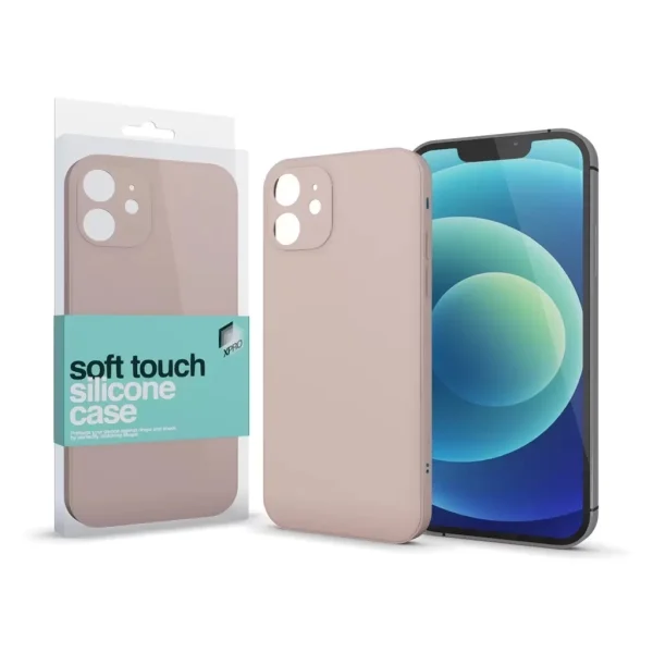 XPRO™ Soft Touch szilikon tok Slim púder pink Samsung Galaxy A15 4G / A15 5G készülékhez