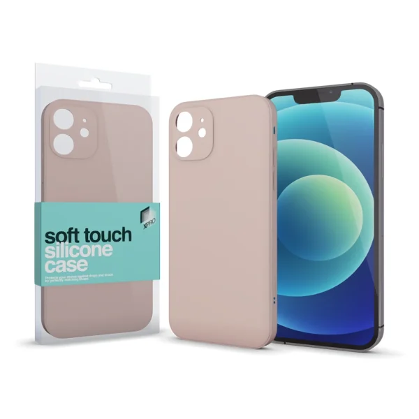 XPRO™ Soft Touch szilikon tok Slim púder pink Samsung Galaxy A36 készülékhez