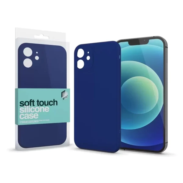 XPRO™ Soft Touch szilikon tok Slim sötétkék Samsung Galaxy A56 készülékhez