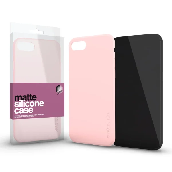 XPRO™ Szilikon matte tok ultravékony Púder pink Samsung Galaxy A06 készülékhez
