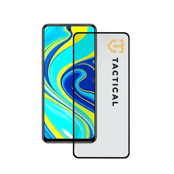 Taktikai Üveg Pajzs 5D a Xiaomi Redmi Note 9 Pro/9S/9 Pro Max Blackhoz