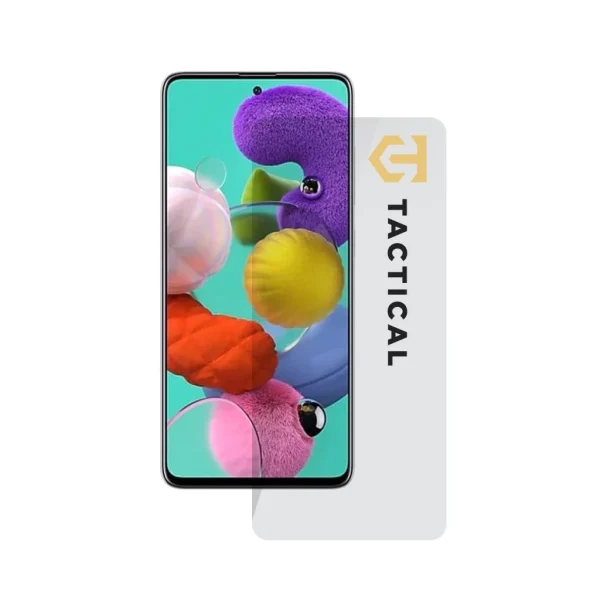 Taktikai üvegpajzs 2.5D a Samsung Galaxy A51 Clear-hez