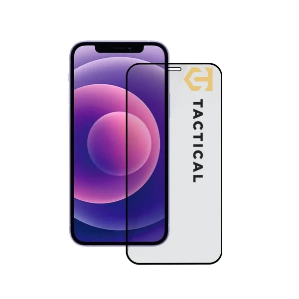 Taktikai Üvegpajzs 5D az Apple iPhone 12 mini-hoz – Fekete