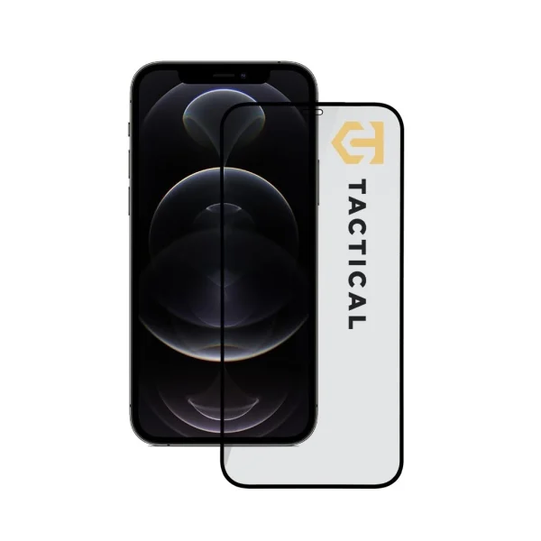 Tactical Glass Shield 5D – Fekete védőüveg az Apple iPhone 12 Pro Max-hoz