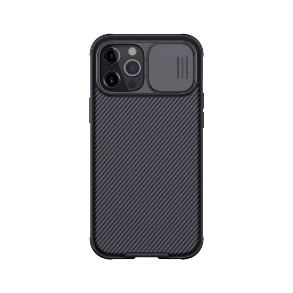 Nillkin CamShield PRO kemény tok Apple iPhone 12 Pro Max 6.7 készülékhez fekete