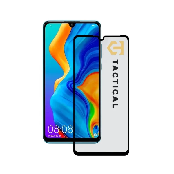 Tactical Glass Shield 5D üvegfólia Huawei P30 lite-hoz – Fekete