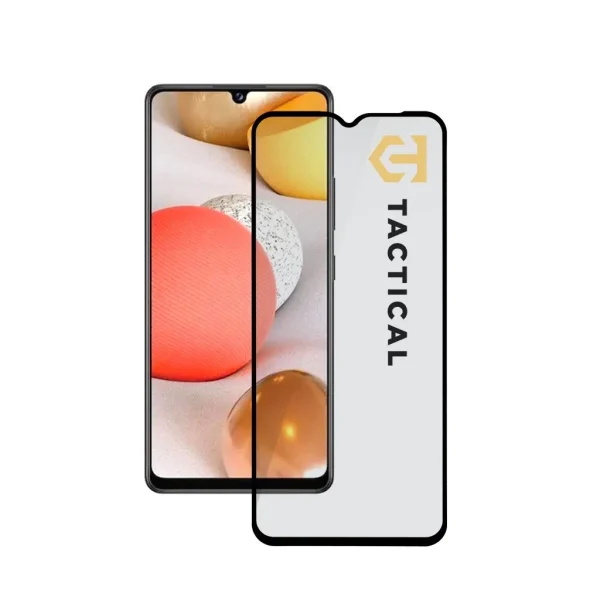 Taktikai Üveg Pajzs 5D a Samsung Galaxy M12/A32 5G/A12/A02s számára – Fekete