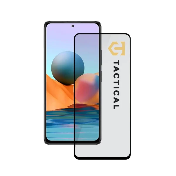 Taktikai Üvegpajzs 5D – Xiaomi Redmi Note 10 Pro/10 Pro Max Black