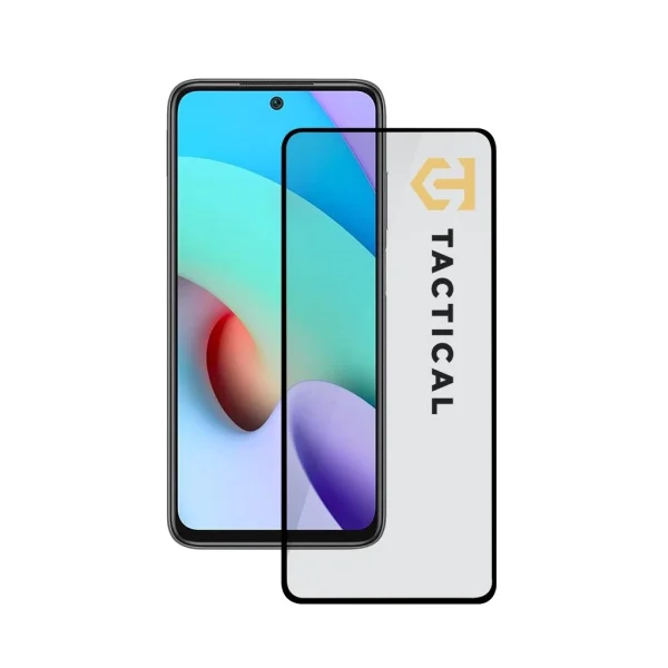 Taktikai Üveg Pajzs 5D – Xiaomi Redmi 10 (2022)-hez, Fekete