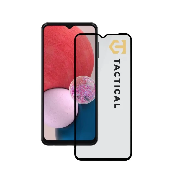 Taktikai Üveg Pajzs 5D – Samsung Galaxy A13 4G Kijelzővédő (Fekete)