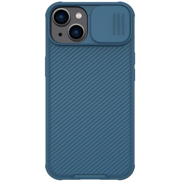 Nillkin CamShield PRO mágneses kemény tok Apple iPhone 13/14-hez – Kék