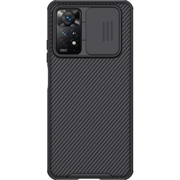 Nillkin CamShield PRO kemény tok a Xiaomi Redmi Note 11 Pro/11 Pro 5G-hoz – Fekete